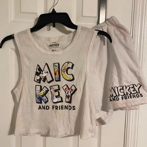 Tie Die Mickey & Friends 2 piece PJ set